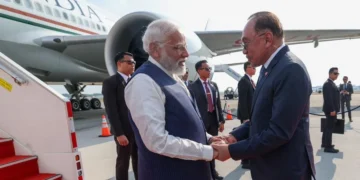 Deeply touched by warm welcome extended by Anwar PM Modi