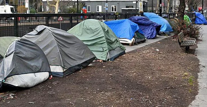 Homeless refugees soar