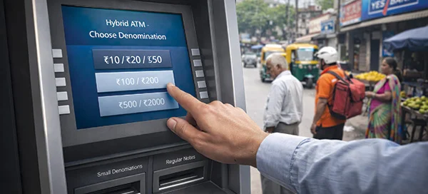 Hybrid ATMs for petty cash