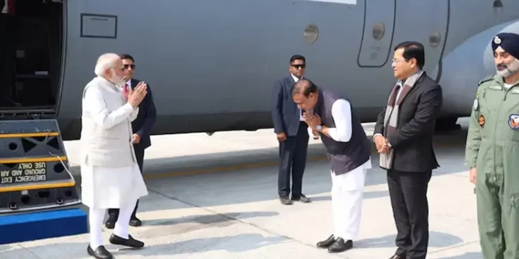 PM Modi inaugurates emergency landing facility in Assam