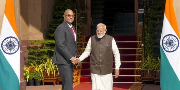 PM Modi meets Seychelles President Herminie