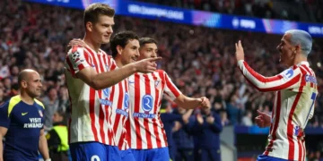 Sorloth hat-trick helps Atletico win