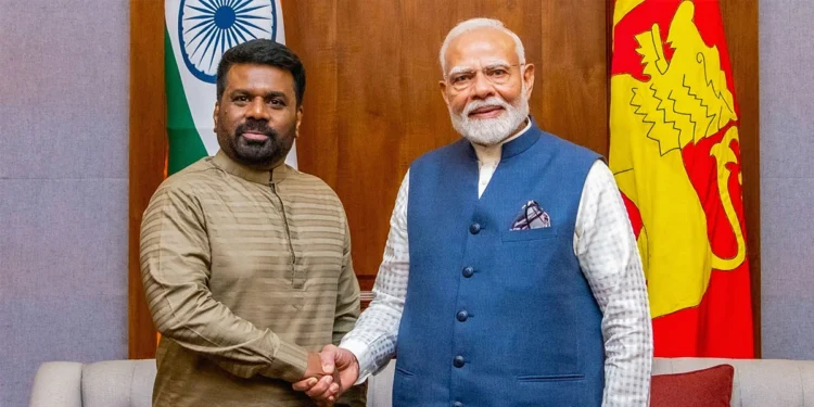 Sri Lankan President meets PM Modi