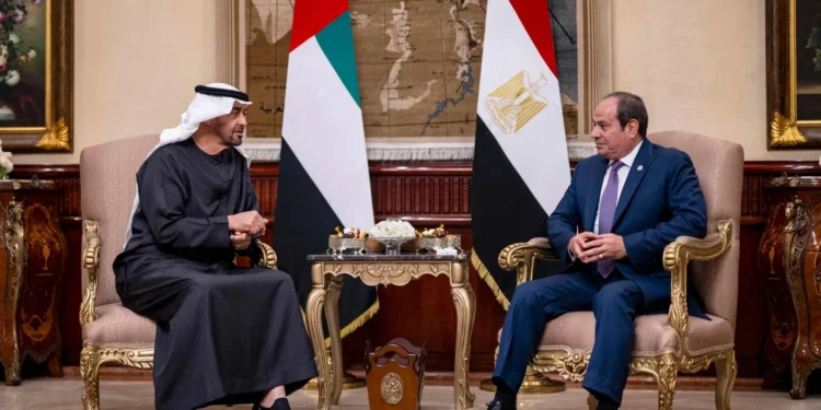 UAE, Egyptian Presidents meet on Gaza