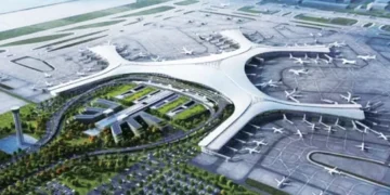 A 'Bahubali' airport will be built in the middle of the sea for 90 million people.