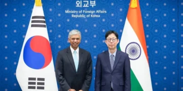 foreign minister India, South Korea review bilateral ties
