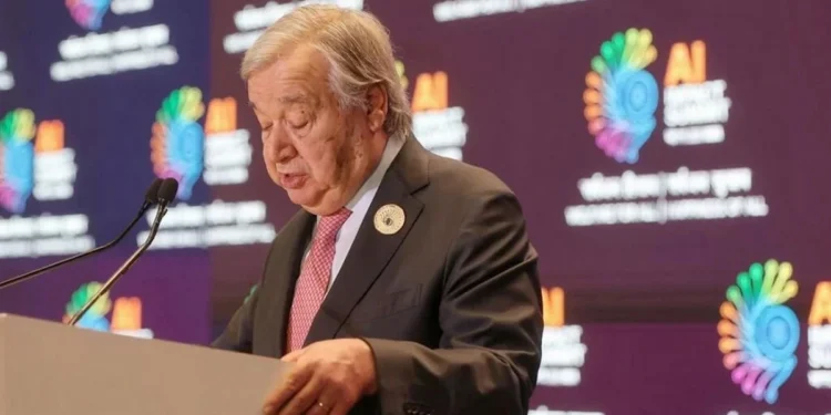 यूएन महासचिव गुटेरेस ने भारत AI समिट में पीएम मोदी को सराहा