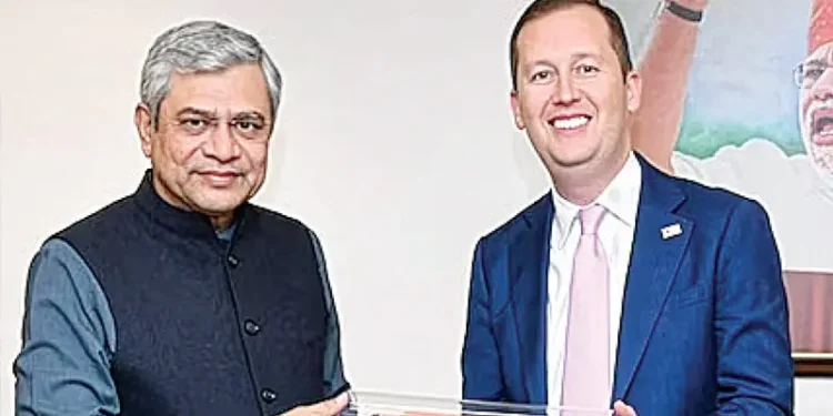 Ashwini Vaishnav meets Sergio Gor to discuss expanding collaboration in semiconductors