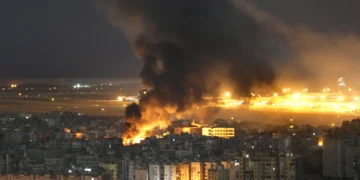 Israel Launches Airstrikes on Beirut After Hezbollah Rocket Attack