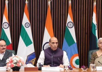 Rajnath chairs first IGoM meet on West Asia conflict