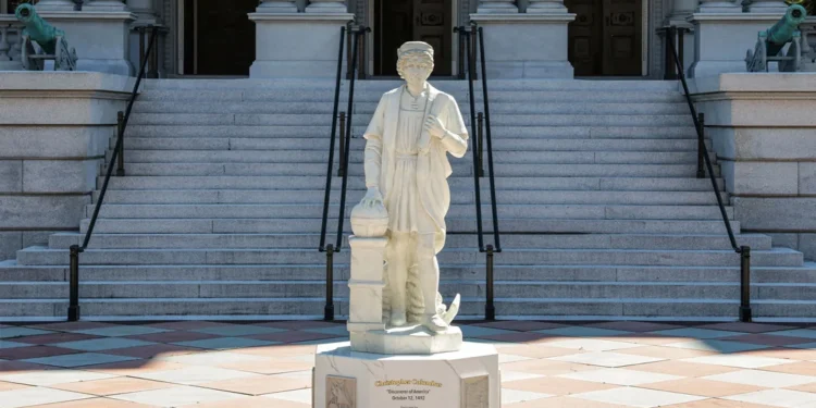 Columbus statue