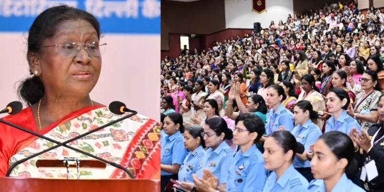 राष्ट्रपति द्रौपदी मुर्मू ने शिक्षा, विज्ञान और रोजगार में महिलाओं की भूमिका को सराहा