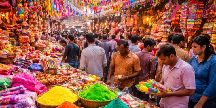 इस होली पर 80 हजार करोड़ रुपये से ज्यादा का व्यापार होने का अनुमान