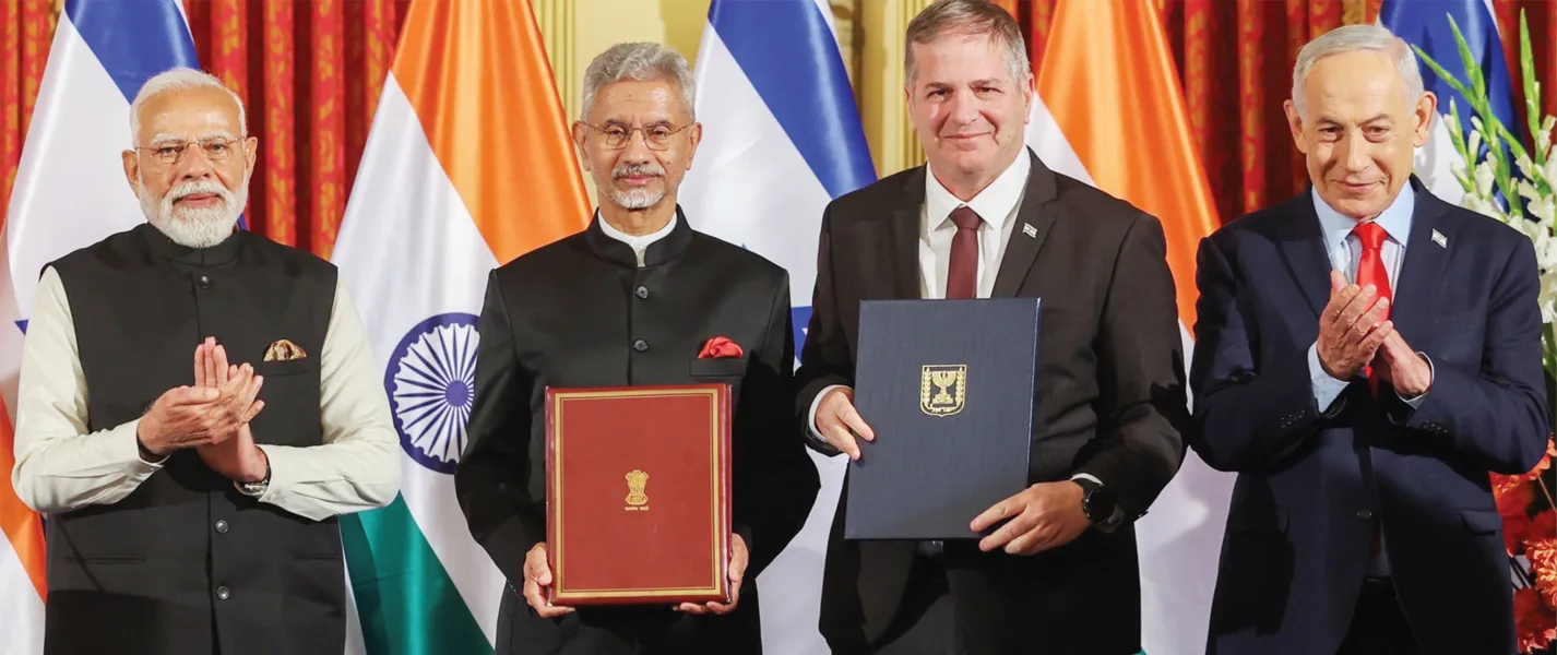 भारत-इजरायल में 16 समझौते, 11 एलान