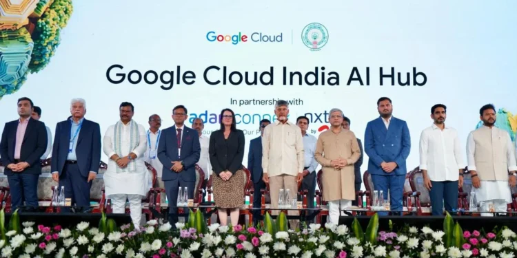 Naidu, Vaishnaw lay foundation of Google Cloud Hub