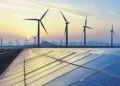 Large solar power plant in India
