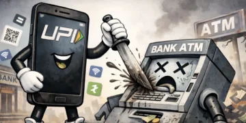 UPI killing bank ATMs