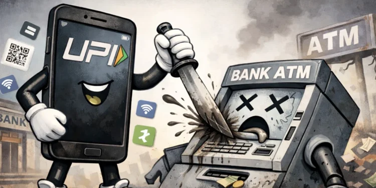 UPI killing bank ATMs