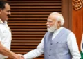 Navy Chief Admiral Tripathi briefs PM Modi