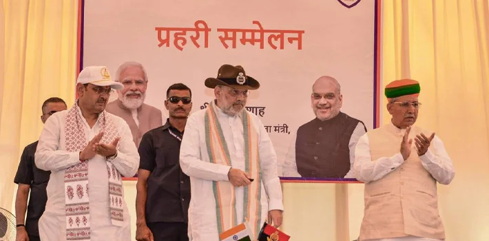 Amit Shah Hails Women Personnel's Role in BSF Security