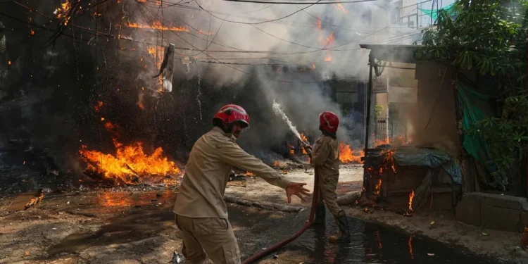 Delhi Hotel Fire