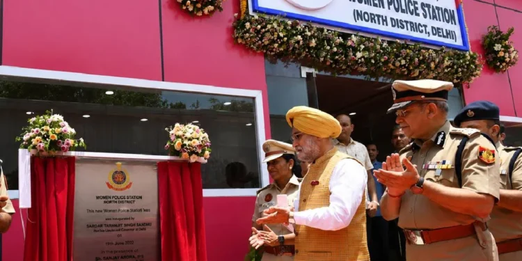 Delhi L-G Sandhu Opens First All-Women Police Station