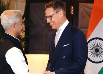 Finnish Prez Stubb holds talks with Jaishankar