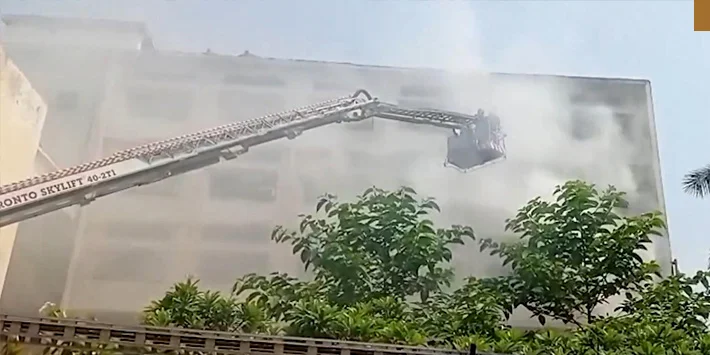 Fire breaks out in Delhi’s Ministry of Education office