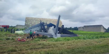 IAF AN-32 bursts into flames after landing in Jorhat