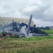 IAF AN-32 bursts into flames after landing in Jorhat