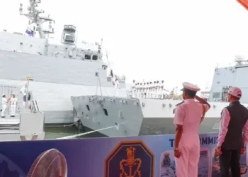 PM Modi Commissions Three Indigenous Naval Warships