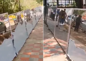 mysuru-city-corporation-installs-mirror-wall-to-stop-open-urination-viral-video