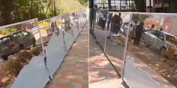 mysuru-city-corporation-installs-mirror-wall-to-stop-open-urination-viral-video