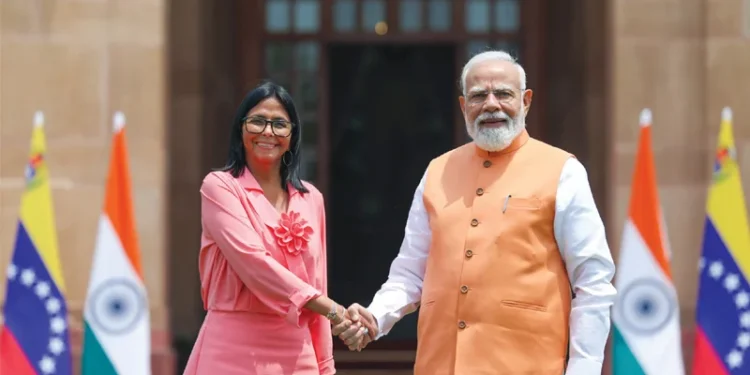 PM Modi Meets Delcy Rodriguez: Venezuela a Valued Partner