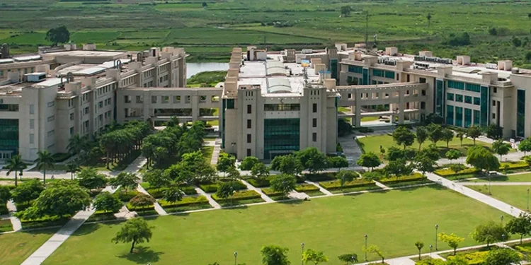 An Indian university campus