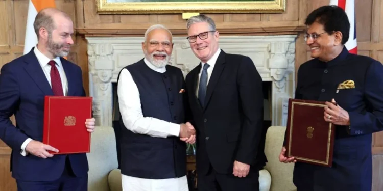 Two deals in one: Duty-free goods access arrives with a social-security convention that eases the cost of posting Indian talent to the UK.