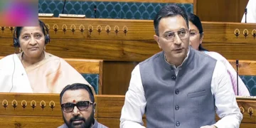 Jitin Prasada in parliament