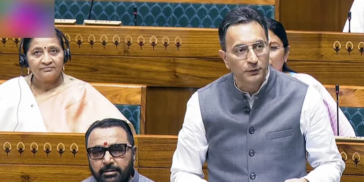 Jitin Prasada in parliament