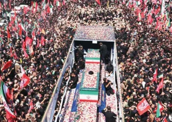 Mourners send a message