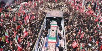 Mourners send a message