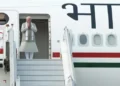 PM Modi emplanes for 3-nation tour