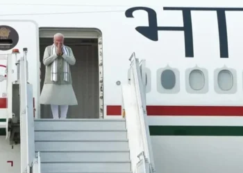 PM Modi emplanes for 3-nation tour