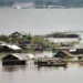 The Brahmaputra river in Assam flood