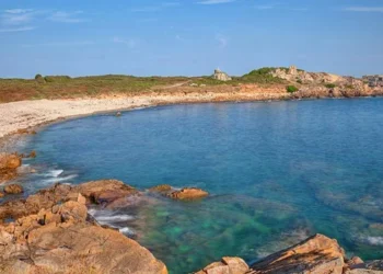 A stretch of the eastern Indian coastline