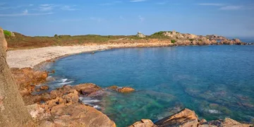 A stretch of the eastern Indian coastline