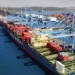 Container terminal at Jawaharlal Nehru Port, India's largest container gateway