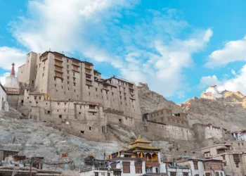 Leh Palace above the town of Leh in Ladakh