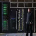 Racks inside a high-performance computing facility
