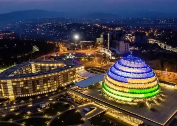 The Kigali Convention Centre in Rwanda
