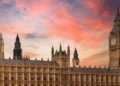 The Palace of Westminster in London